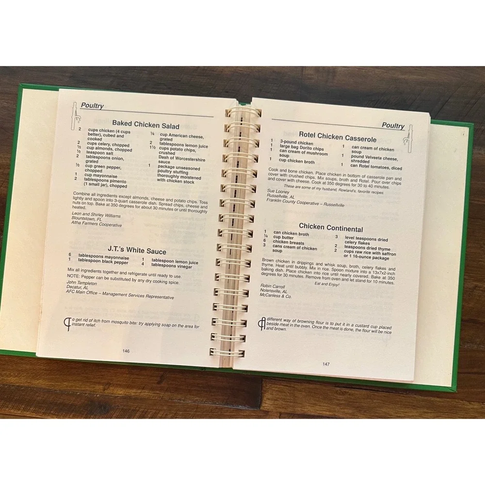 Southern And Then Some Cookbook Alabama Farmers Cooperative Spiral Hardcover